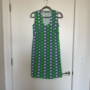 Katherine Way Green Sheath Sleeveless Dress - Size S